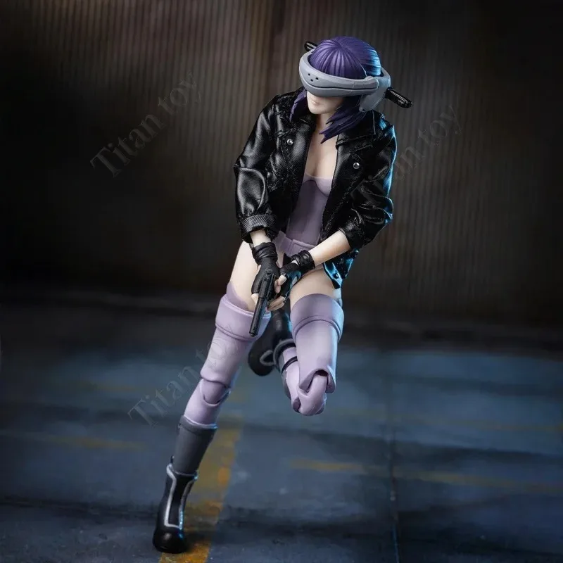 Ready To Ship Hiya Esg0202 Anime Action Figure Motoko Kusanagi 1/12 Scale Independent Complex Mobile Suit 6 Inch Collectible Toy view 4