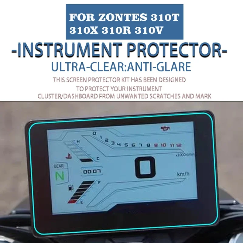 For ZONTES Zt310, 310R, 310V, 310M, 310X, 310T Motorcycle Display Screen Protective Instrument Film