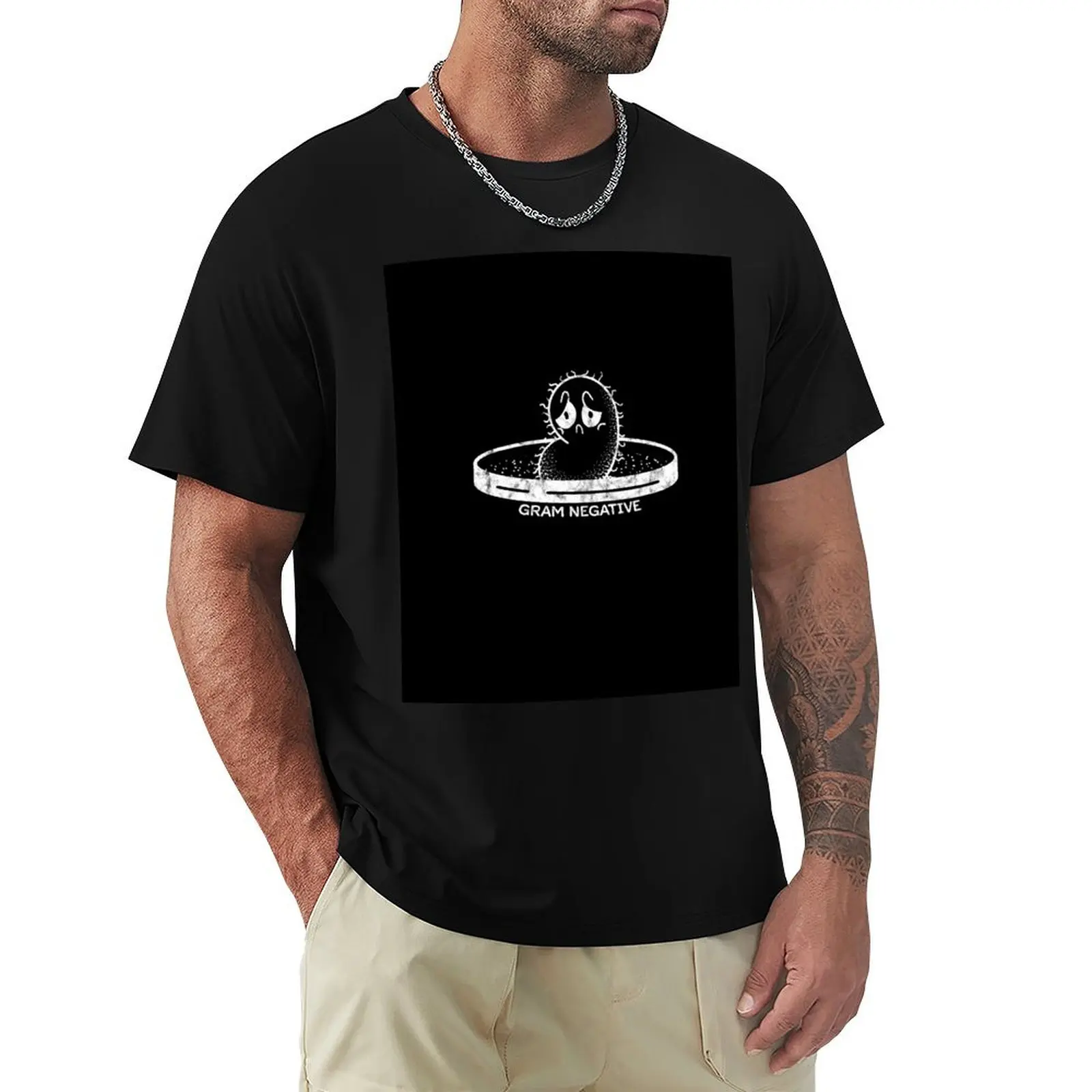 

Gram Negative Funny Microbiology Biology Distressed T-Shirt Louboutins blue archive funny gifts designer t shirt men