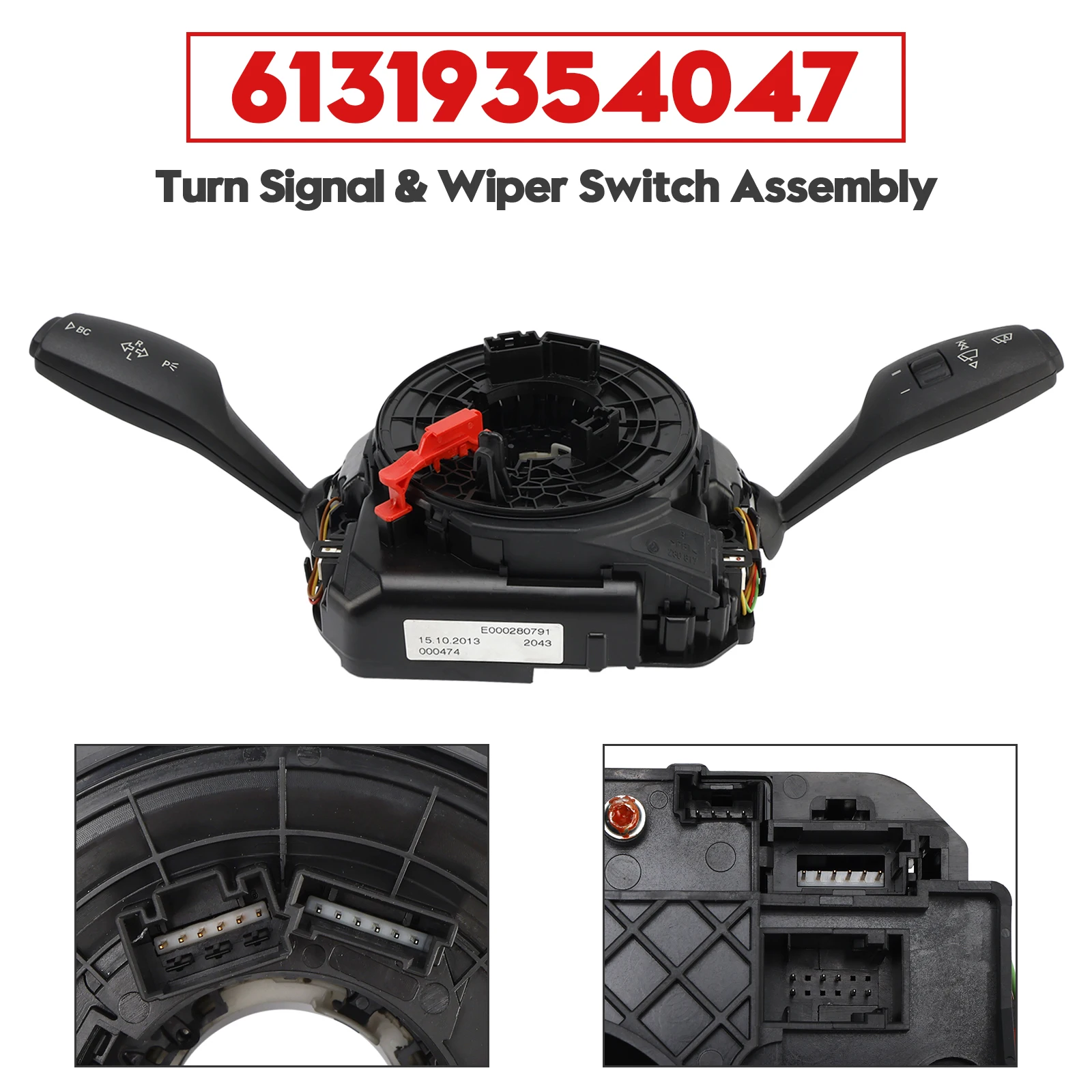 Areyourshop 61319354047 Blinker- und Wischerschalter-Einheit für BMW F07 F10 F12 F13 F06 – Detail 1