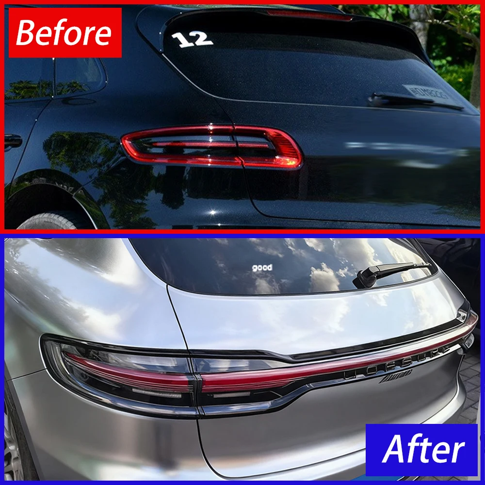 For Porsche Macan 2014-2017 Auto Back Lamps Assembly Upgrade New Style High Quality Car LED Through Taillights Tools Accessories