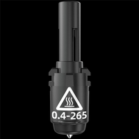 A34M-0.4Mm 265℃ Nozzle High Temp 3D Printer Nozzle Spare Replacement For Flashforge Adventurer 3 And Adventurer 4