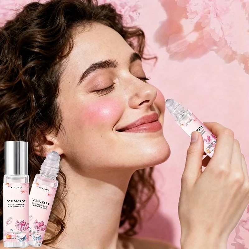 Women's Pheromone Roll-On Perfume Essential Oil, Long-Lasting Fruity Floral Scent, Suitable for Couples to Carry on Dates, Alcohol-Free; Roll-On Design, Gentle and Non-Irritating, a Walking Dopamine Enhancer, Enhances Charm and Attracts the Opposite Sex; Suitable for Sensitive Skin, Can Be Used Day and Night, Ideal as a Holiday Gift, and the First Choice for Various Special Occasions Like Dates and Parties view 5