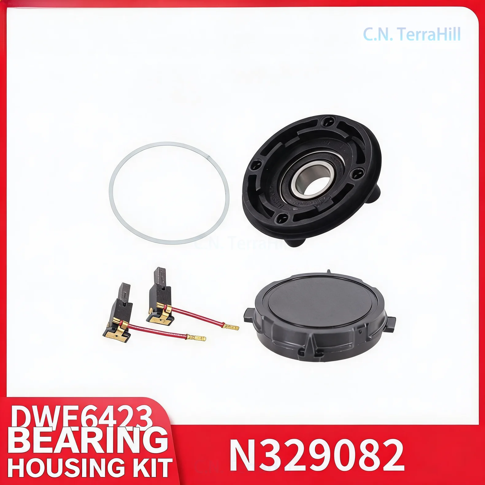 Bearing Seat Cover Set Compatible with Dewalt DWE6423 N329082 N329083 N421469 Sander Electrician Repair Parts