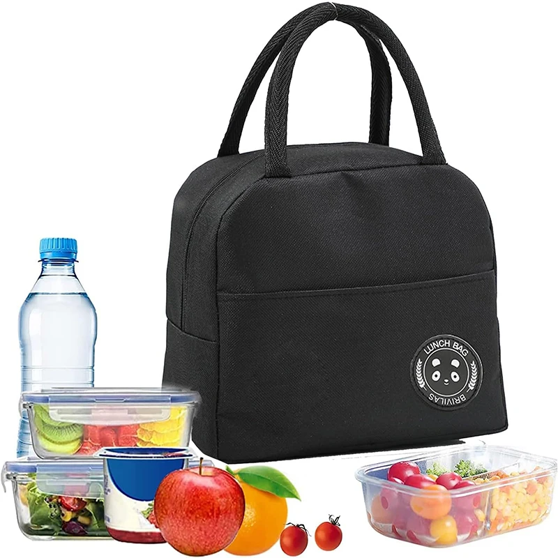 

Insulated Lunch Bag for Adults Kids Aluminum Foil Bento Pack Ice Pack Lunch Box Bag Handbag Bento Box Storage Bag Lunch Bag