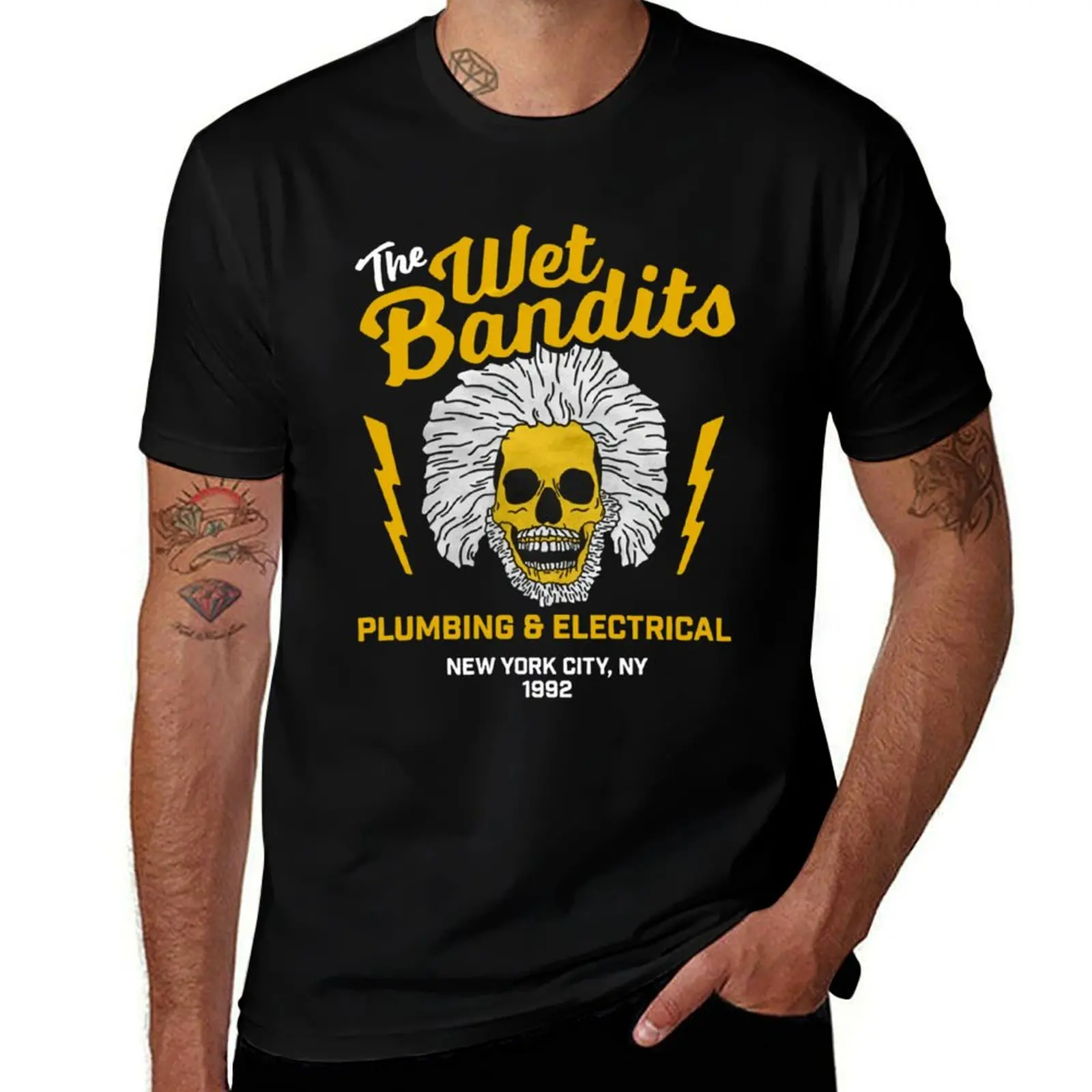 

The Wet Bandits Plumbing and Electrical Shirt T-Shirt graphic shirts sublime t shirts for men cotton