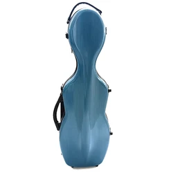 15-16.5 inch gourd shaped viola case adjustable size multi-color viola fiberglass case with music bag