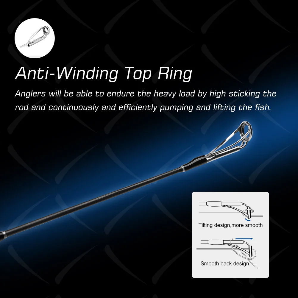 Caña Shore Jigging Noeby – Spinning robusta para agua salada - imagen 5
