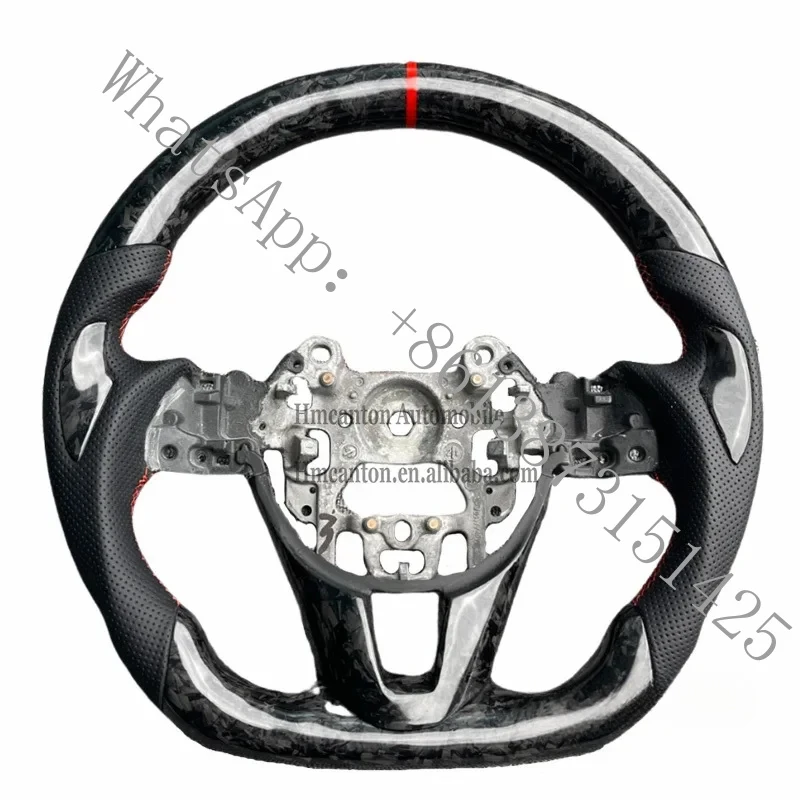 

Подходящее для автомобиля AXELA высококачественное кованое рулевое колесо из карбона с перфорированной кожей, пользующееся большим спросом.