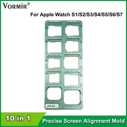 10 in 1 Position Form Ausrichtung Mould Für Apple Uhr Serie 3 4 5 6 7 41mm LCD Touch panel Glas OCA Kleber Laminat Reparatur Werkzeuge