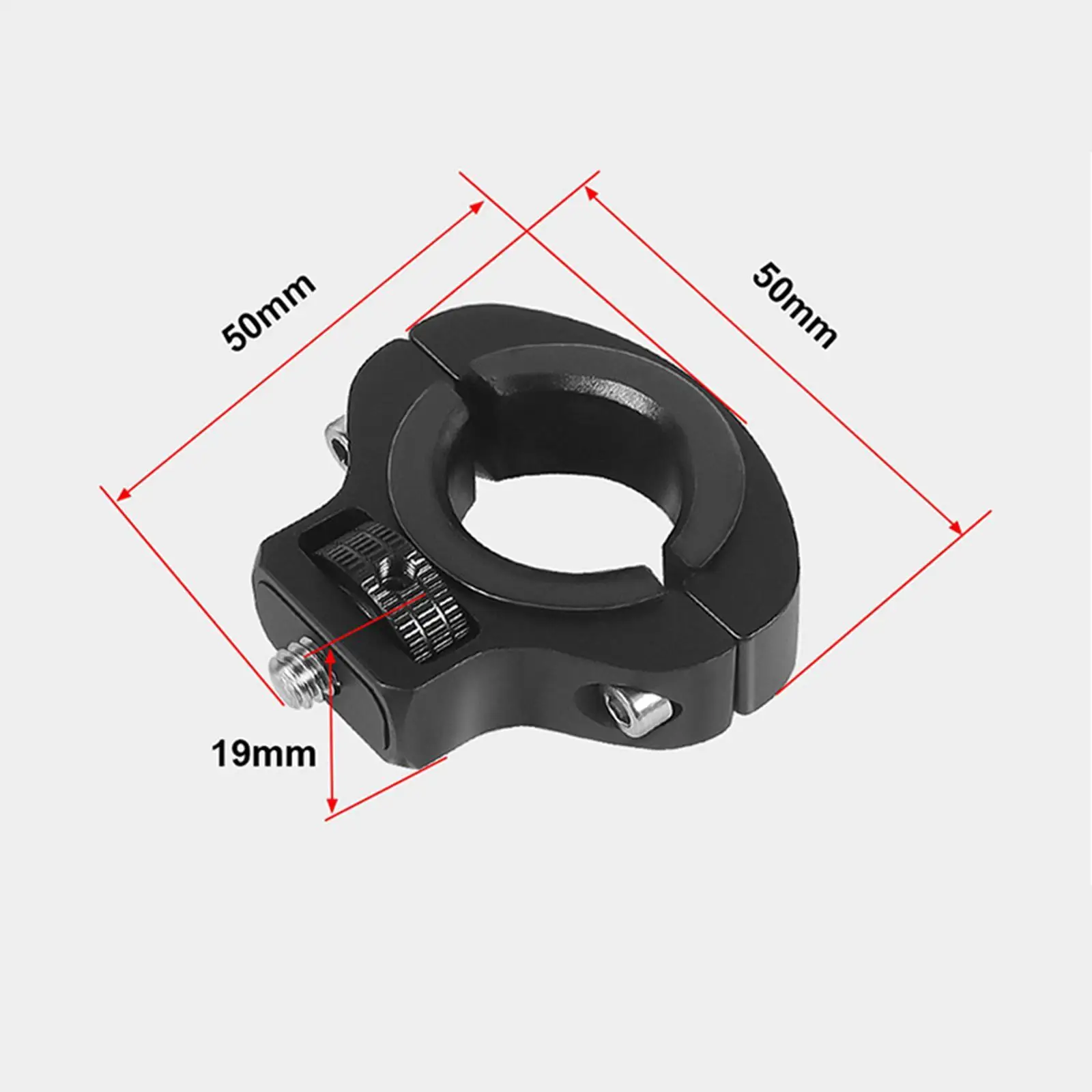 Handlebar Camera Mount with 1/4 Thread for Action Cameras on Bicycles