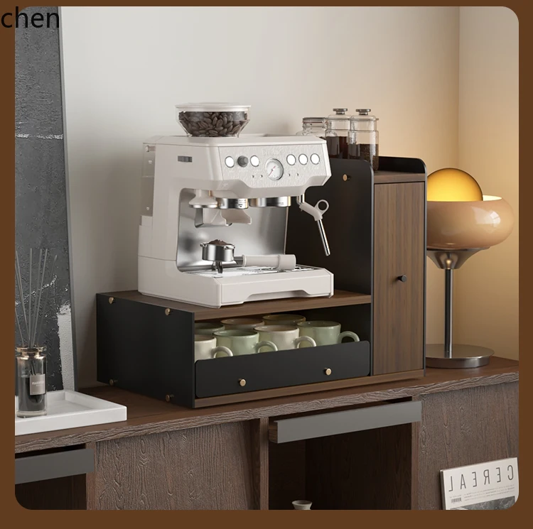 PYH Modern Light Luxury Premium Sense Coffee Machine Capsule Storage Rack Desktop Display Drawer Storage Cabinet 2