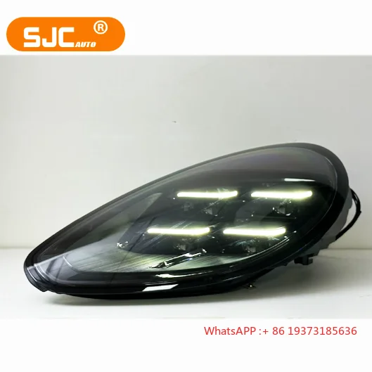 ملحقات السيارات SJC لبورشه باناميرا 970.2 مجموعة المصابيح الأمامية 2014-2016 الترقية إلى 2025 المصابيح الأمامية ذات الطراز الجديد