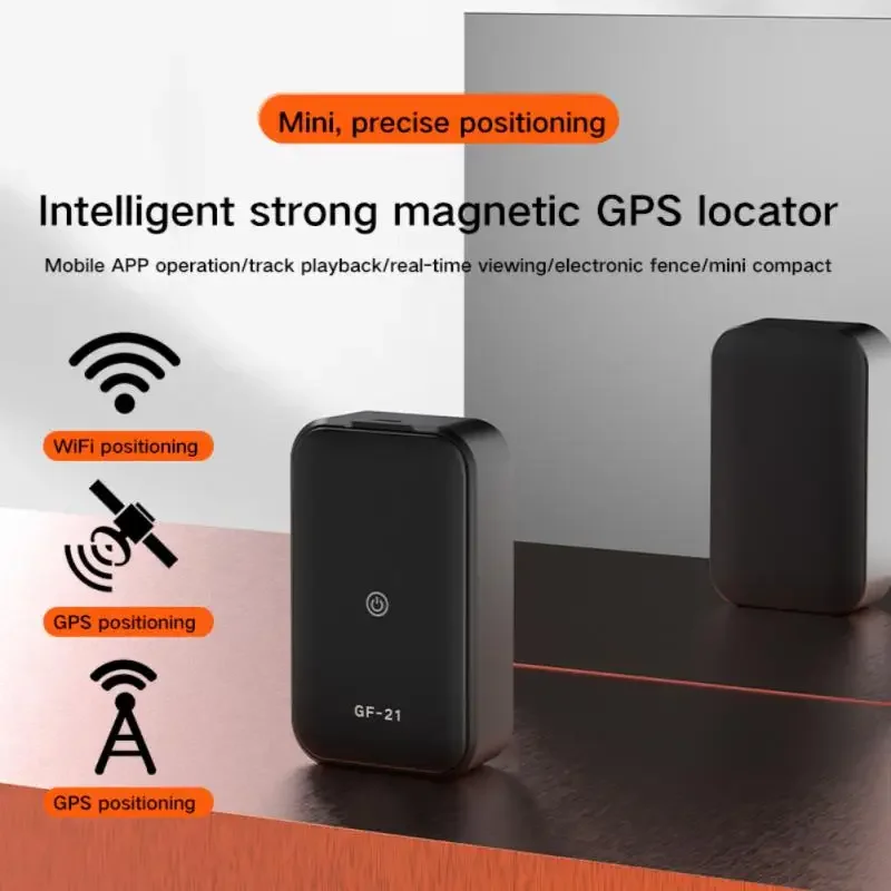 GF21 Mini GPS Real Time Car Tracker Anti-Lost Device Voice Control Recording Locator High-definition Microphone WIFI+LBS+GPS Pos