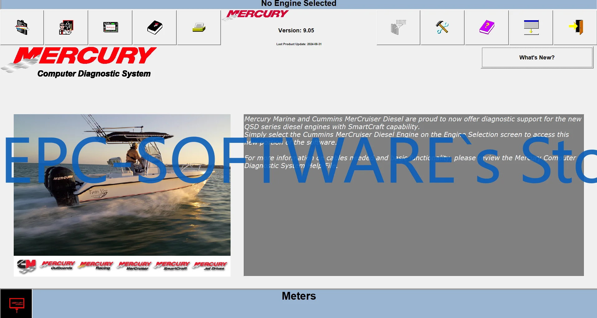 

EPC-SOFTWARE Компьютерная диагностическая система Mercury, версия 9,05 Обновление, 2024 г.