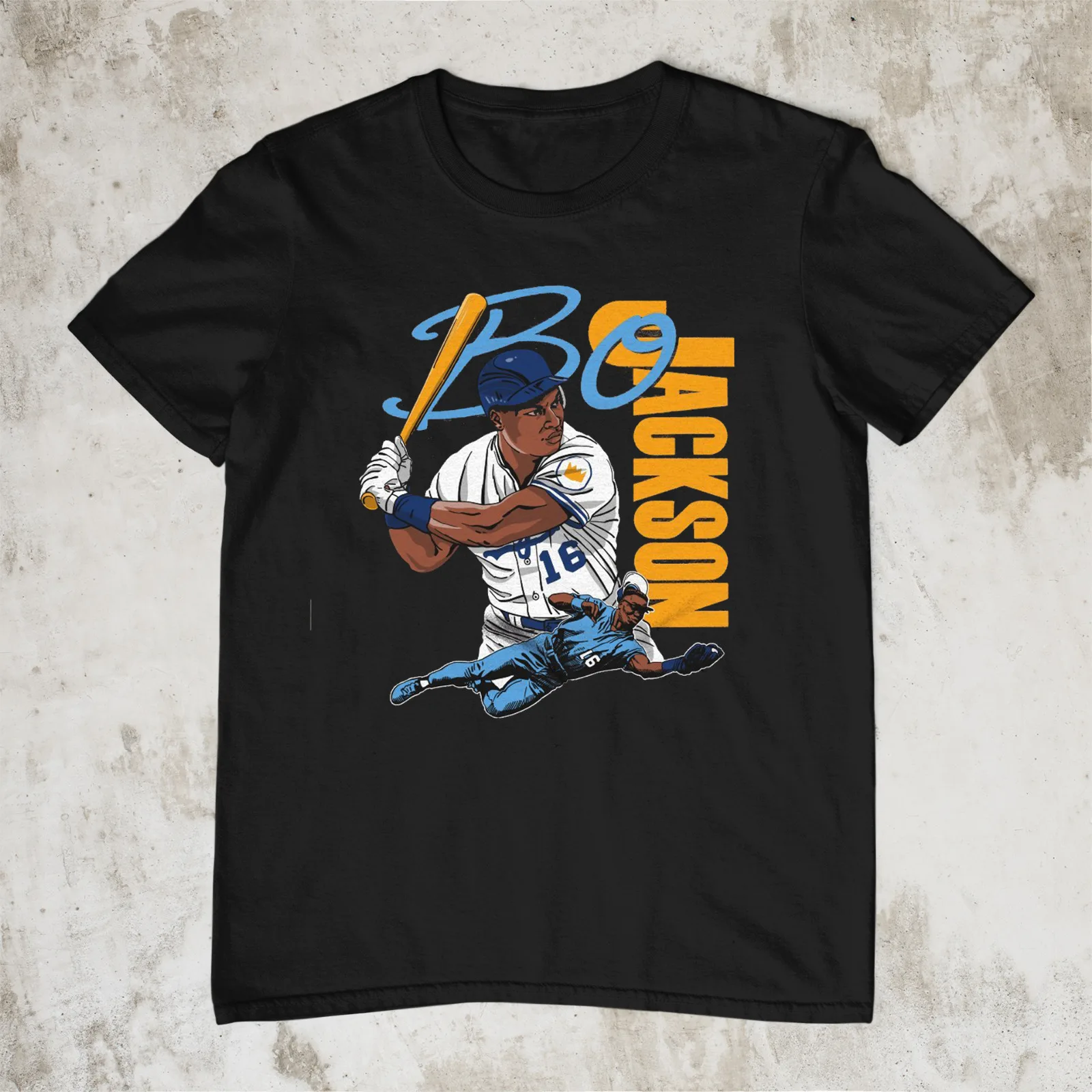 Bo Jackson Baseball Men T shirt Black All Sizes S to 5XL JJ3363