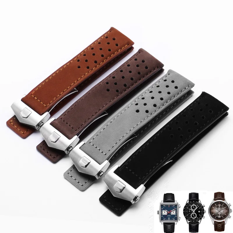 para-tag-heuer-f1-monaco-calibre-pulseira-de-couro-genuino-20mm-22mm-24mm-couro-vaca-com-fivela-dobravel-preto-marrom-bandas