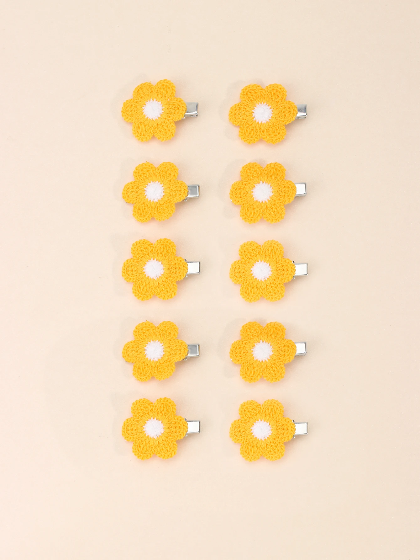 Small Sunflower Daisy Hair Clips for Girls Flower Hairpin Side Bangs  Barrettes Children Handmade Hairgrip Kids Hair Accessories
