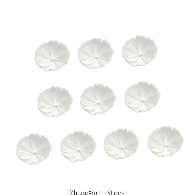 Federblumen-Applikationsset für Anlass-Styling, Kleider, Haarschmuck und Kostüme 3XUF – Detail 7