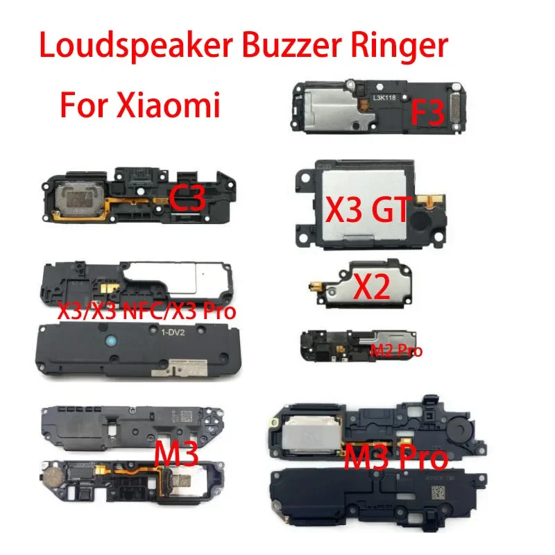 Altavoz para Xiaomi Pocophone Poco F3 GT M2 M3 X2 X3 NFC C3 Pro altavoz zumbador timbre piezas del módulo de sonido