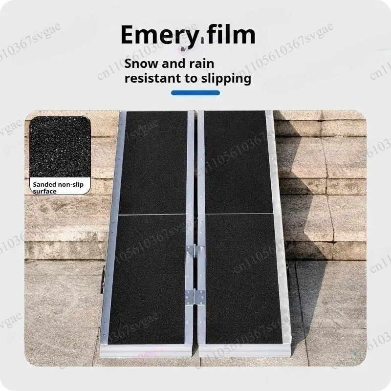 600Lbs Heavy Duty Aluminum Folding Ramp, 6FT × 29 Inch Portable Foldable Access Ramp for Wheelchair Motorcycle Scooter