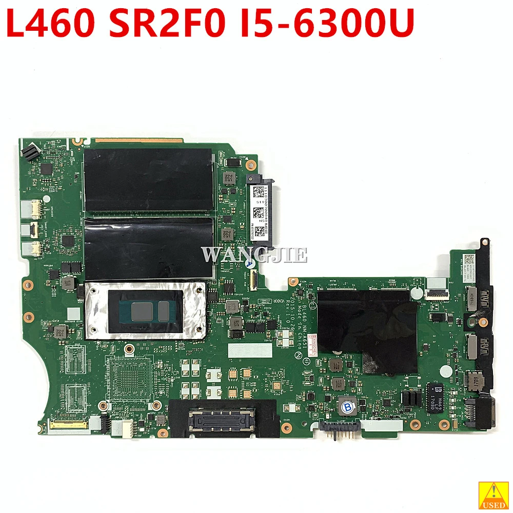 Imagem -01 - Placa-mãe para Laptop Lenovo Thinkpad Mainboard L460 Sr2f0 I56300u Bl460 Nm-a651 01aw255 100 de Trabalho