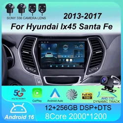 Android 16 For Hyundai Ix45 Santa Fe 2013 2014 2015 2016 2017 Car Radio GPS Carplay Multimedia Player Navigation Stereo Auto DSP