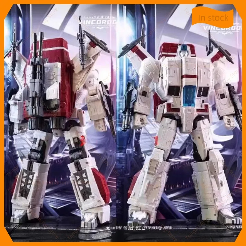 Transformation V3306 V33-06 Vincoroor Jetfire Skyfire Siege Series Ko Mp57 Mp-57 Oversion Version Action Figure Robot Toys Gifts