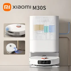 XIAOMI MIJIA D103CN OMNI Infinite Robot MOP Vacuum Cleaner M30S Self Cleaning Hair Cutting Empty Dust Home Dirt Disposal Machine