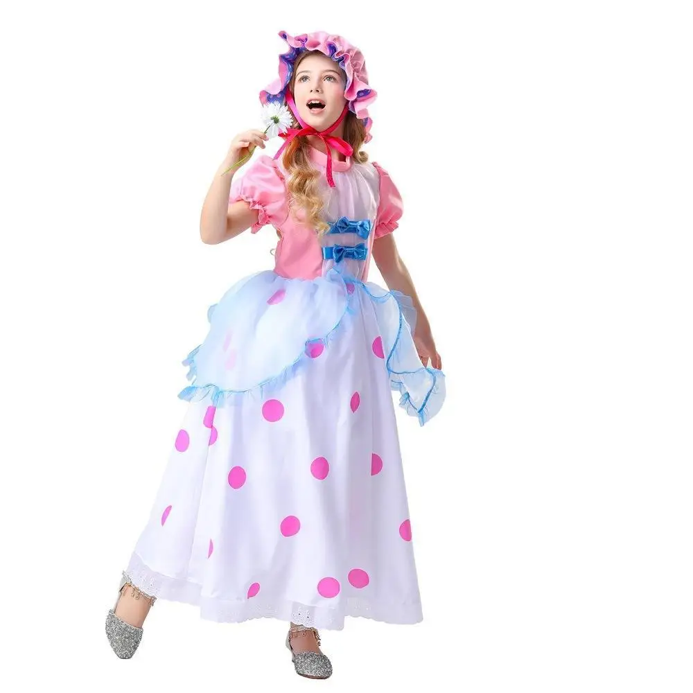 Nieuwe kinderen Halloween Cos Toy S epherd Lange Dr Set Dames Faionable Ele Ele Sle Par Avondjurk