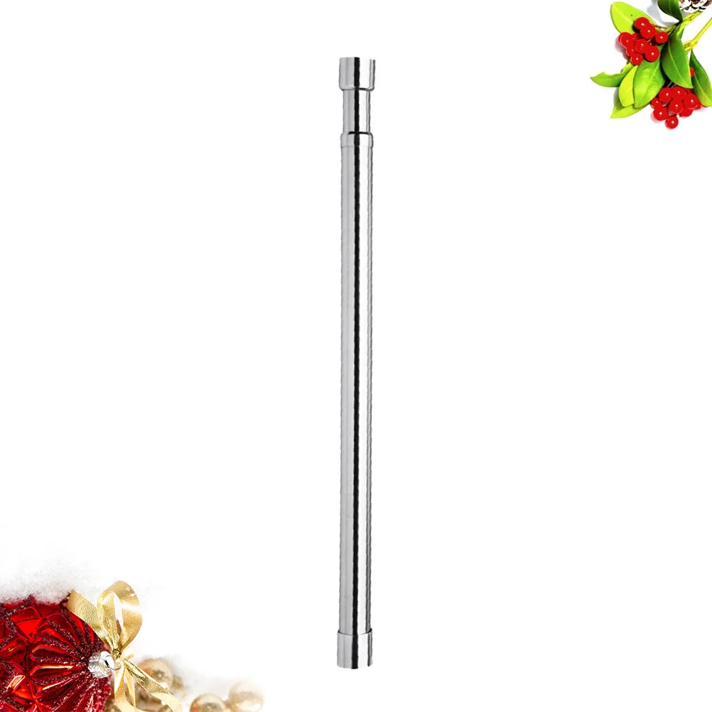 

Stainless Steel Telescopic Closet Rod Adjustable Wardrobe Hanging Pole Extendable Clothes Storage 56-100cm Silver