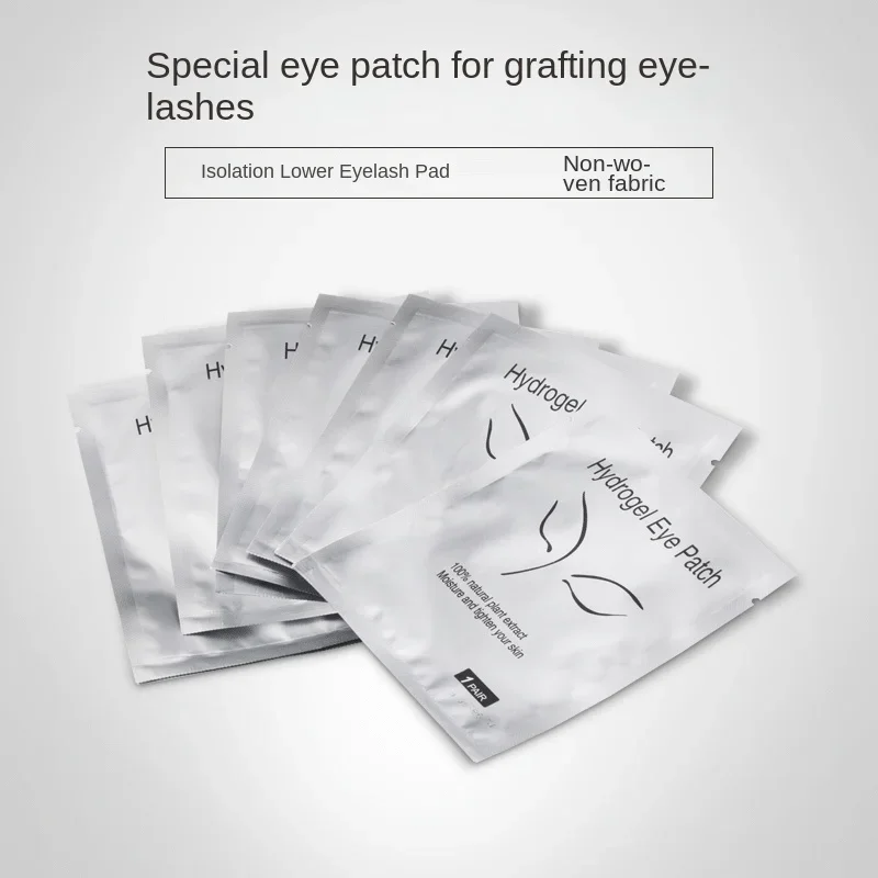 Neue 50 Paare u Form Wimpern Gel Patch Pfropfen Wimpern unter Pads Schaum Augenklappen für Wimpern verlängerung Papier Aufkleber Wraps