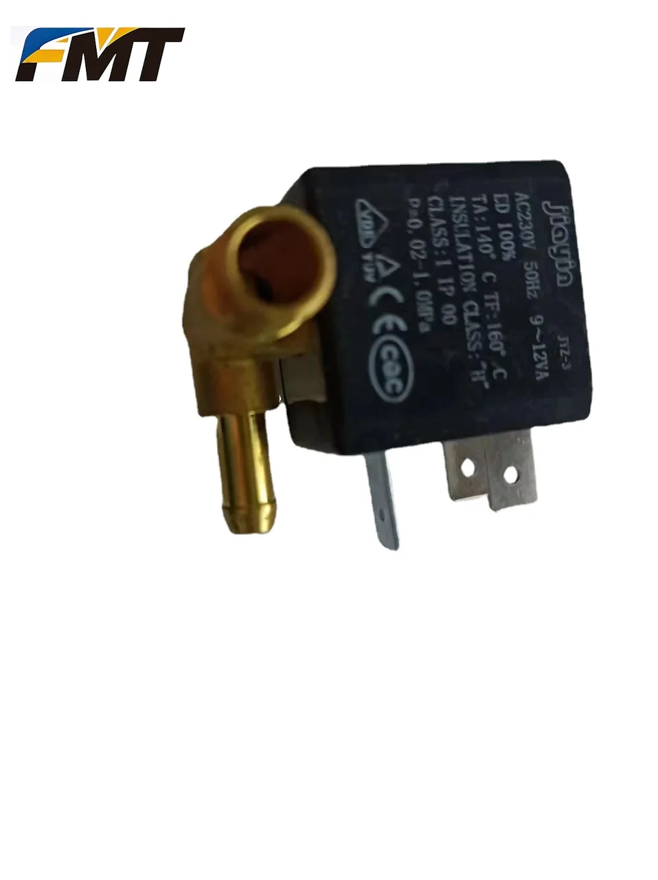 

Электромагнитный клапан Jiayin JYZ-3 нормально закрытый, 6 бар, AC 230V, G1/8', латунный, для пара и воды, 2 позиции, 2 хода