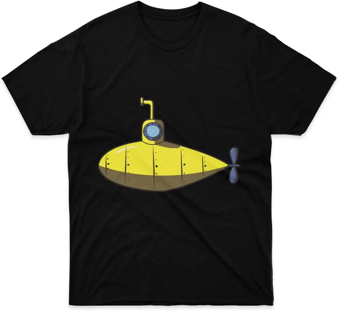 T-Shirt The Cotton Yellow Unisex Submarine Shirt Tee Graphic T Shirts Short Sleeve Top for Boys Girls Teen