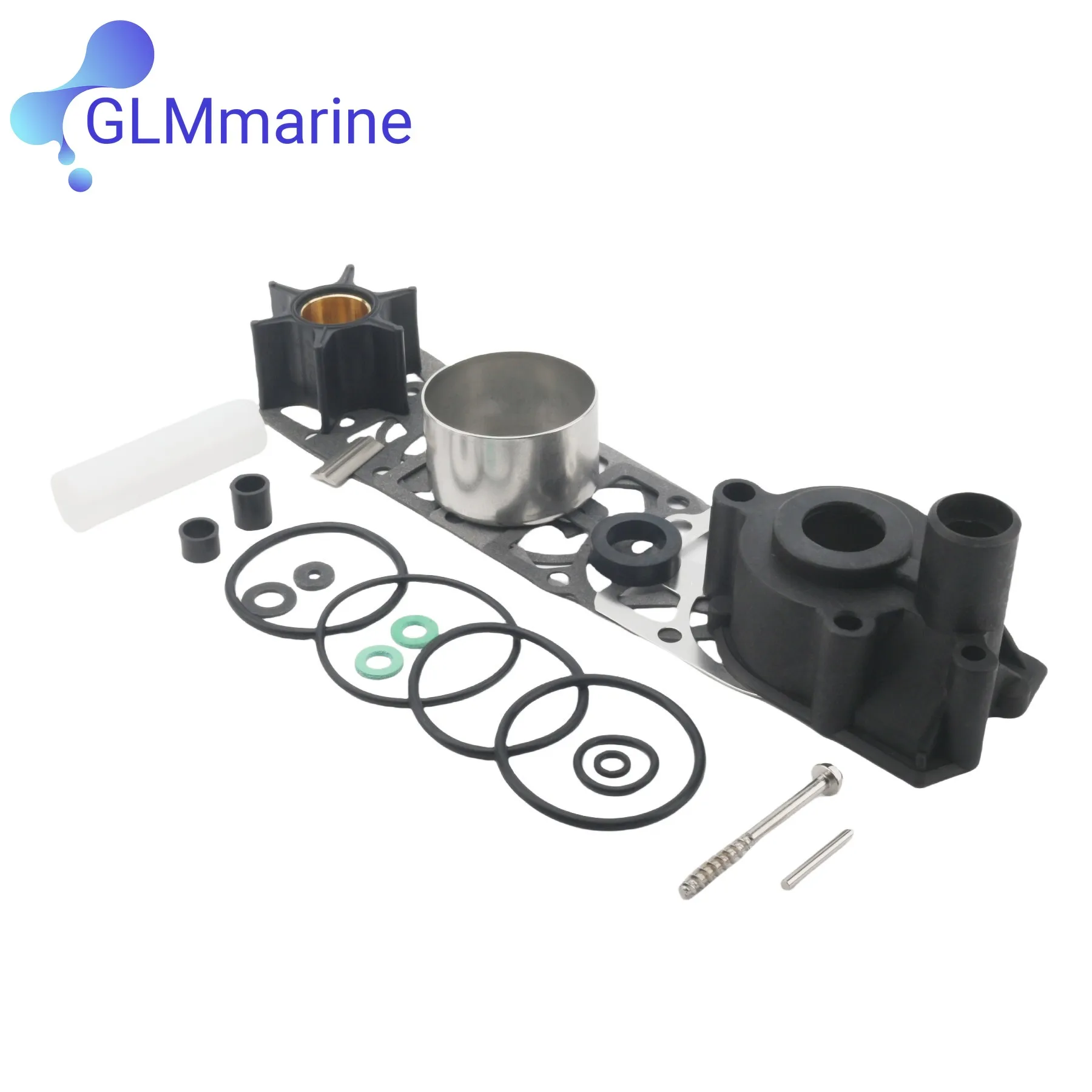 46-96148A8 لـ Mercruiser Stern Drive Alpha One 1 Gen 1 طقم تصليح مضخة المياه لـ Mercury 65-225 HP Outboards 96148Q8 #3