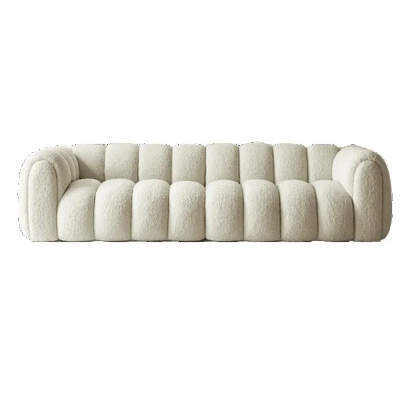 Simple home marshmallow cloud combination sofa fashion cashmere living room furniture fabric
