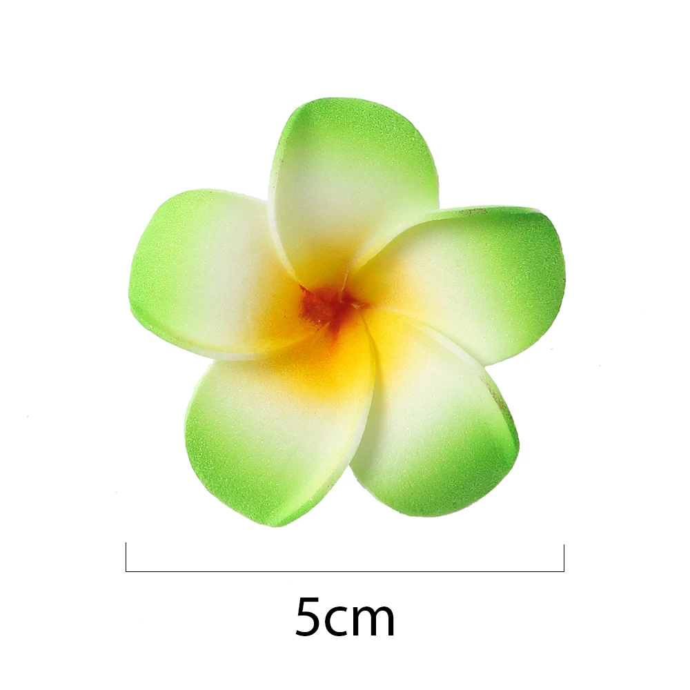10/20 Stück 4,5 cm künstliche Blumen, hawaiianische Party-Kunstblumen für Hochzeitsdekoration, handgefertigte DIY-Bastelgeschenke, Zubehör – Detail 4