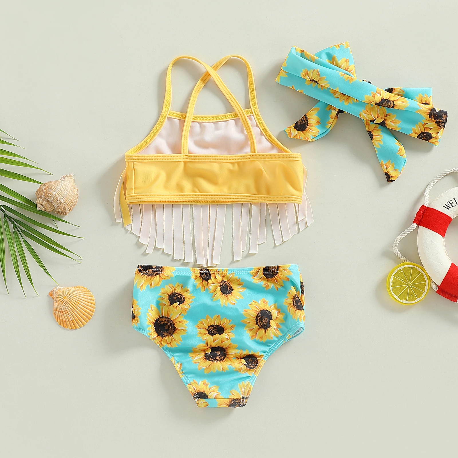 Toddler Swimming Clothing Baby Girl Swimsuit Toddler Girl Bikini Set Summer Beach Outfit Clothes