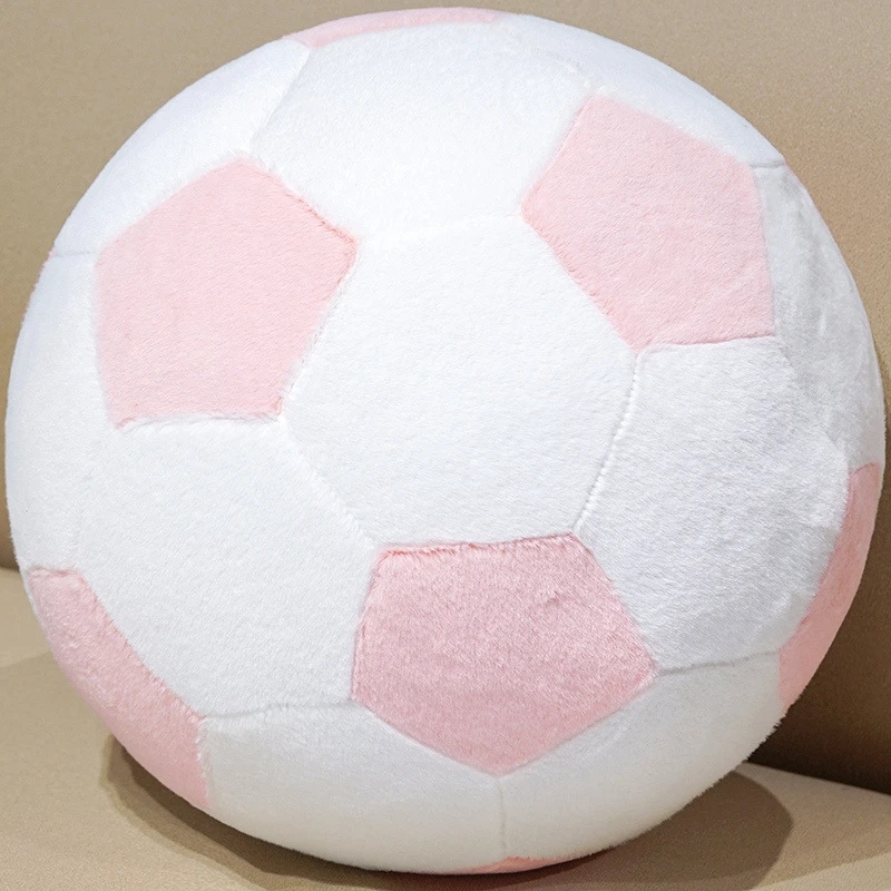 

Soccer Ball Plush Cushion Soft Decorative Throw For Kids Teens Men Women Bedroom Living Room Car Cozy Gift Birthday Christmas