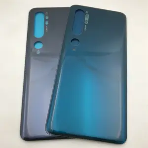 Bilashmart Xiaomi Mi Note 10 Pro BackShell  Cover Rear Glass Door Housing Repair Parts Mi CC9 Pro