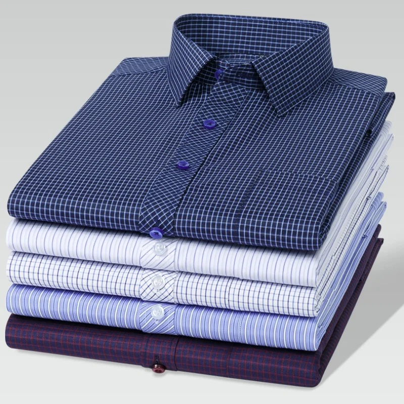 

Men's long-sleeved button-down shirt - extra large size - suitable for business casual and elegant style - fashionable for men
