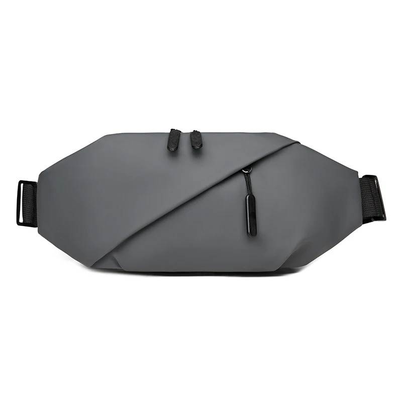 حقيبة خصر أفقية للجنسين - حزام قابل للتعديل، سحاب للإغلاق، مناسبة للسفر، في الهواء الطلق، والتنقل #2