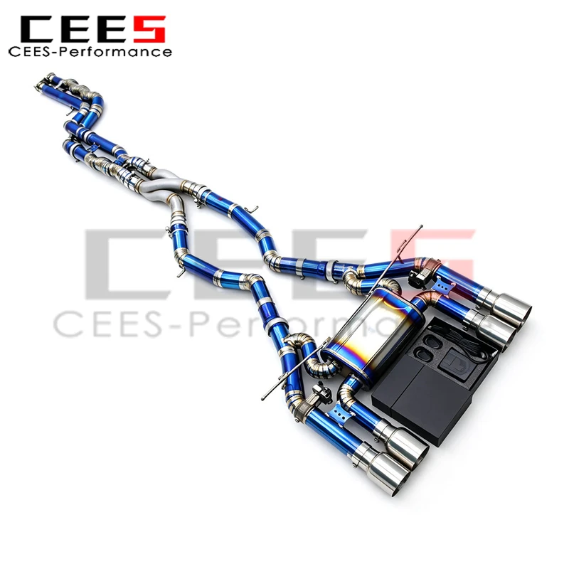 CEES Catback Exhaust with Z Pipe for BMW M3/M4 F80/F82 3.0T 2014-2019 Racing Muffler with Electronic Valve System