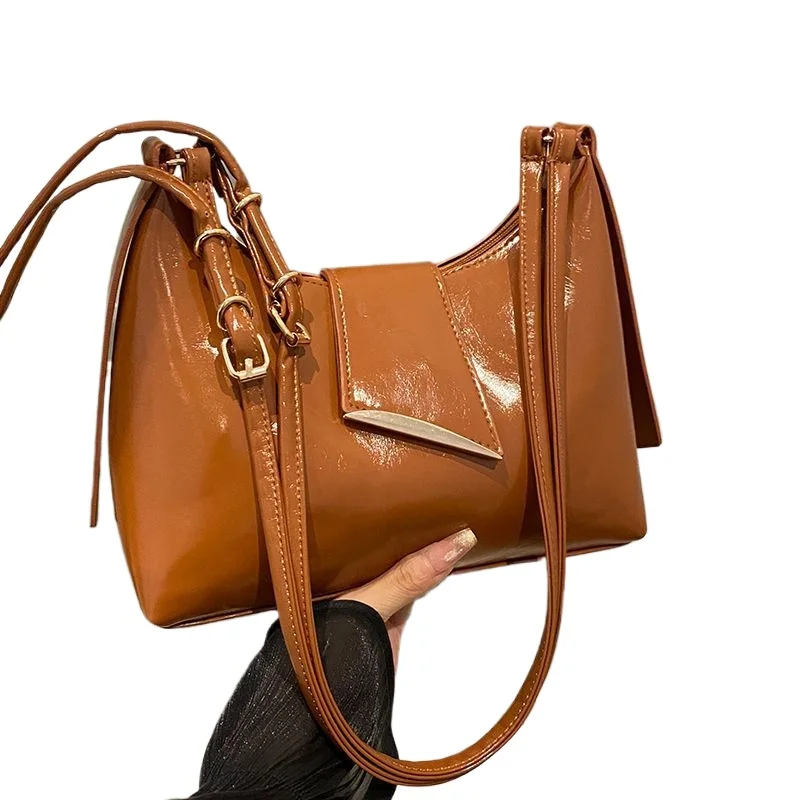 

This Year's Popular Bag Women's Trendy Internet Celebrity Fashion Texture Messenger Bag Foreign Style Versatile Shoulder Satchel