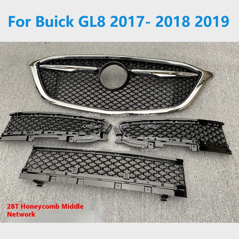 

For Buick GL8 2017- 2018 2019 Car Front Grille with Radiator Mask