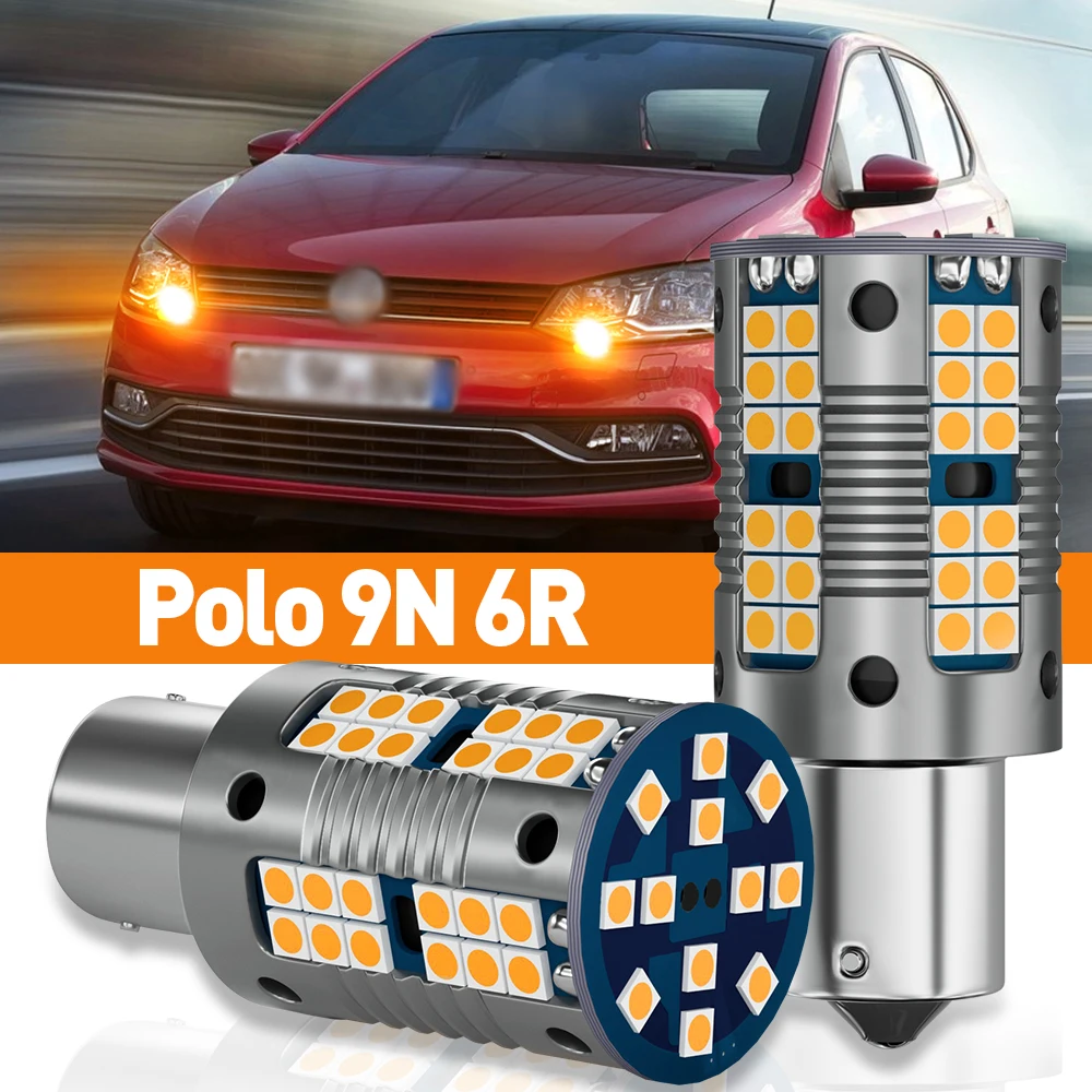 

2pcs LED Turn Signal Light For Volkswagen VW Polo 9N 6R 2001-2017 2008 2009 2010 2011 2012 2013 2014 Accessories Canbus Lamp