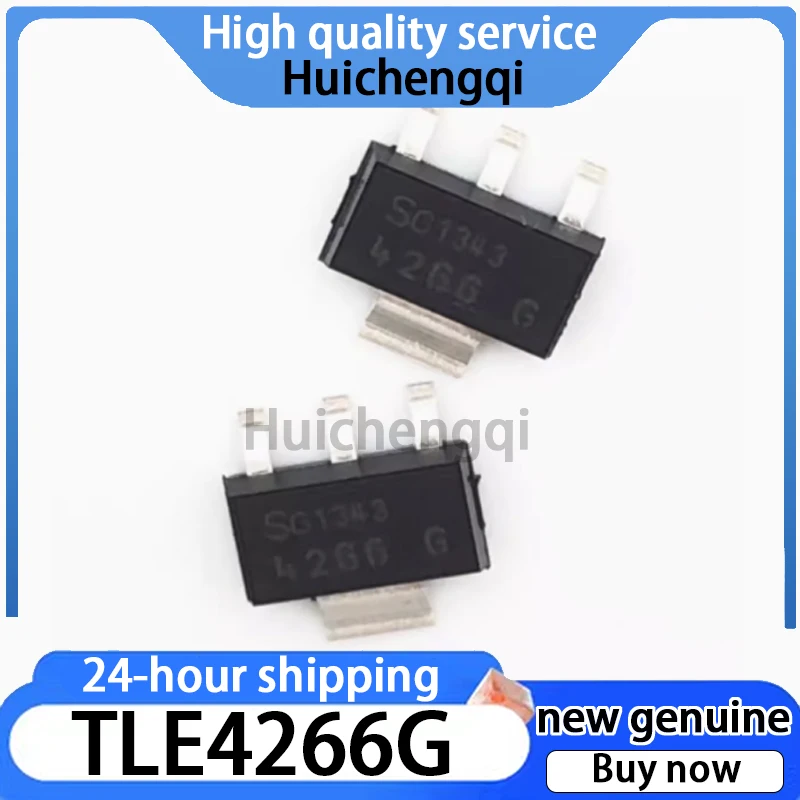 5PCS Original Genuine TLE4266G Package SOT-223-4 Linear Regulator (LDO)