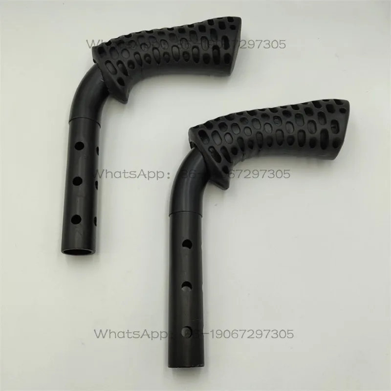 Wheelchair handle rear push hand adjustable height, non-slip grip 25mm pipe diameter is suitable