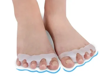 Siliconen 1 paar nagelafscheiders brancards lus bunion spalk stijltang teen