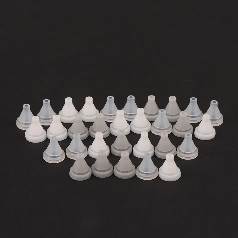 50 قطعة المطاط سيليكون فوهة الحلمة استبدال جزء رذاذ منفذ المياه العلوي رذاذ أجزاء دش الملحقات